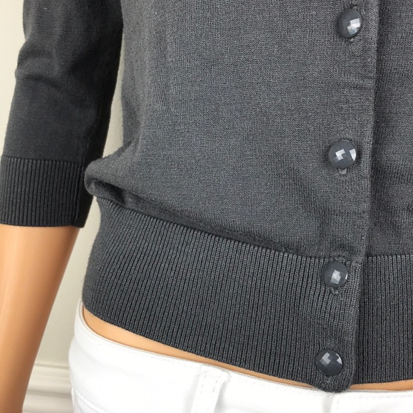 Women’s Crew Neck Three Quarter Sleeve Cardigan XS - Picture 2 of 7